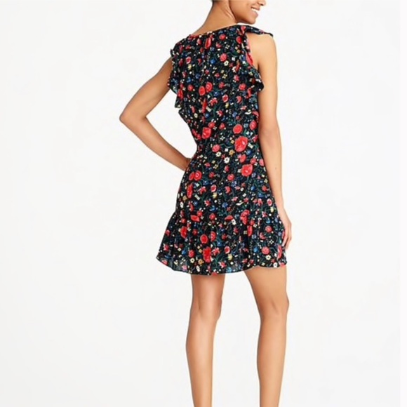 J.Crew Floral Flutter Sleeve Dress - Picture 2 of 8